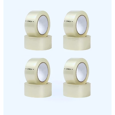 transparent tapes for packaging - 2 inches x 100 meters(pack of 6)