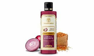 Vagad's Herbal Onion & Fenugreek Shampoo with Aloe vera - Strong & Thicker Hair - 210ml