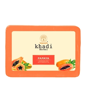 Vagad's Khadi Papaya Handmade Soap - Brightening & Exfoliating