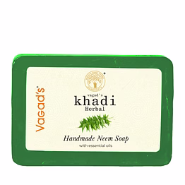 vagads vagad's khadi neem soap - purifying & anti-bacterial