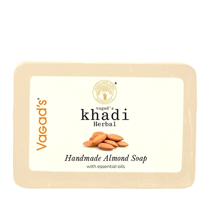 Vagad's Khadi Almond Soap - Nourishing &amp; Moisturizing-VK1401