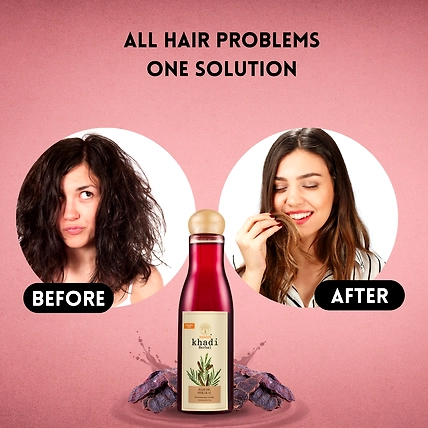 vagad's khadi Herbal Shikakai Hair Oil 200ml | Promotes Hair Growth | Parabens Free |   Hair Oil-4