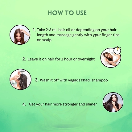vagad's khadi Herbal Neem, Tea Tree and Basil Hair Oil 200ml | Reduce Hair Fall | Prevent Scalp Disease | Parabens Free |   Hair Oil-3