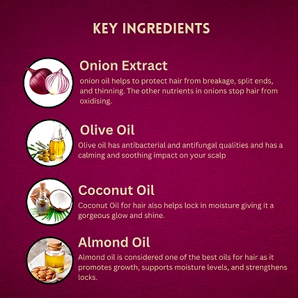 vagad's khadi Herbal Onion Hair Oil | Prevents Premature Hair Greying | Mineral Oil Free Hair Oil-2