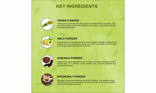 vagad's khadi Herbal Burgundy Mehndi For Natural Shine & Healthy Hair | Ammonia Free Natural Mehendi