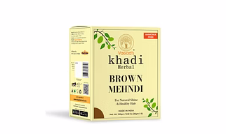 vagad's khadi Herbal Brown Mehndi For Natural Shine & Healthy Hair | Ammonia Free Natural Mehendi