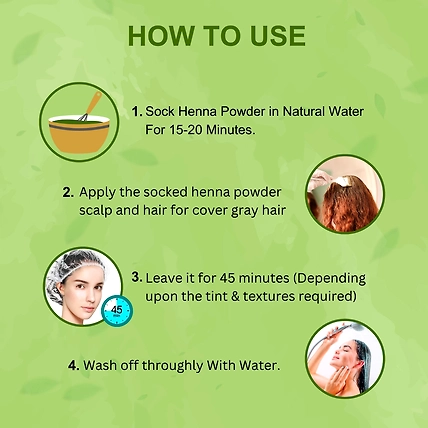 vagad's khadi Herbal Brown Mehndi For Natural Shine &amp; Healthy Hair | Ammonia Free Natural Mehendi-3