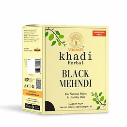 vagads vagad's khadi black mehndi ammonia free henna