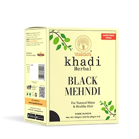 Vagad's khadi Black Mehndi Ammonia Free Henna