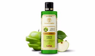 Vagad's  Herbal Green Apple Shampoo with Aloe vera & Neem - Deeply Nourishes Locks - 210ml