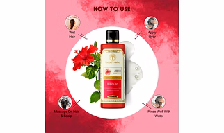 Vagad's Herbal Hibiscus Shampoo with Aloe vera - Strong & Nourished Hair - 210ml