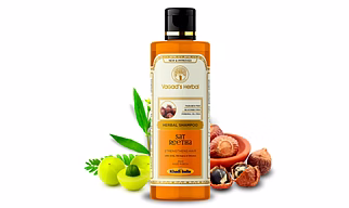 Vagad's Herbal Sat Reetha Shampoo with Amla Bhringraj & Shikakai- Strengthens Hair - 210ml