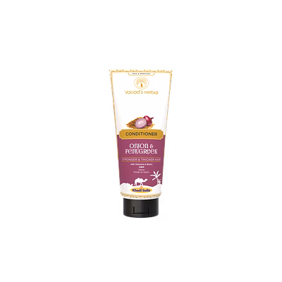 vagads vagad's herbal onion & fenugreek conditioner - stronger and thicker hair