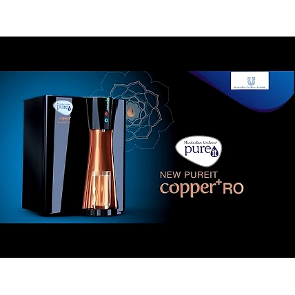 Pureit Copper+ Eco Mineral RO+UV+MF Water Purifier with 8L Storage-1