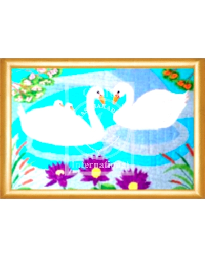 Swan Family Cross Stitch Kit-985273-8a48a9b4