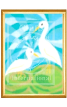 Stork Mother & Baby Cross Stitch Kit