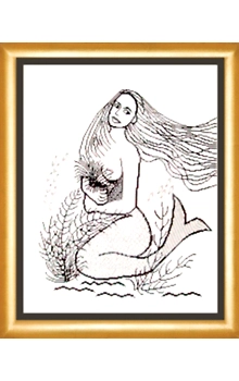 Innocent Mermaid Cross Stitch Kit