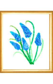 Hyacinth Bunch Cross Stitch Kit