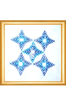 Friendly Stars Huck Embroidery Kit