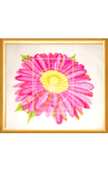 Gerbera Cross Stitch Kit