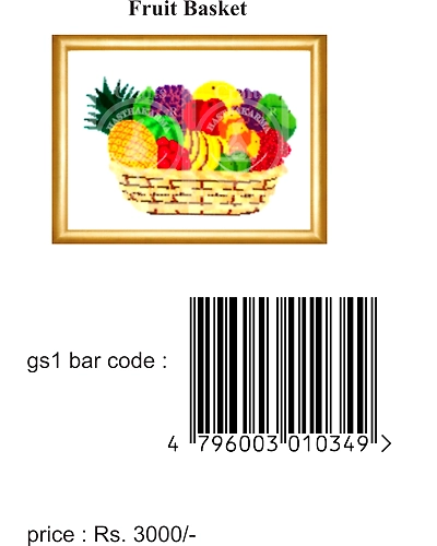 Fruit Basket Cross Stitch Kit-3