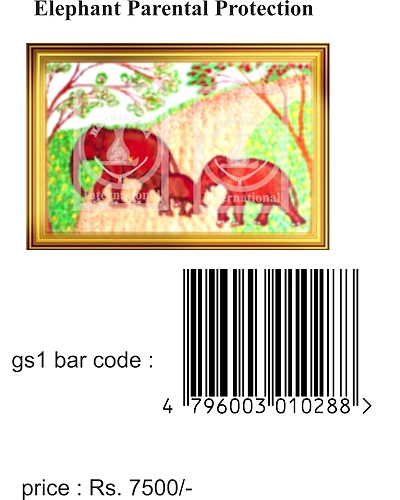Elephant Parental Protection Cross Stitch Kit-4