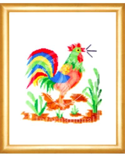 Cock-a-doodle-do Cross Stitch Kit-985273-afef0ea9