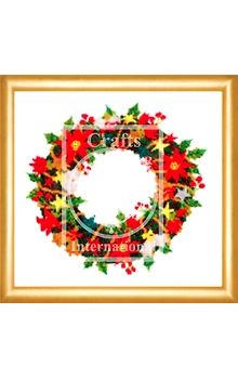 Christmas Wreath Cross Stitch Kit