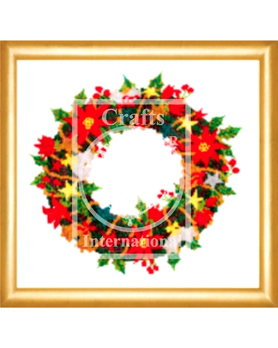 Christmas Wreath Cross Stitch Kit-985273-172cee60