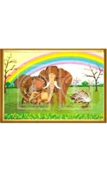 Bathing Elephants Cross Stitch Kit