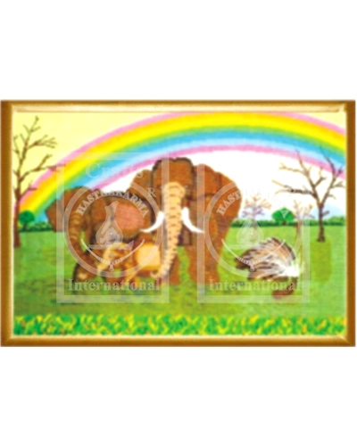 Bathing Elephants Cross Stitch Kit-985273-bd51ccee