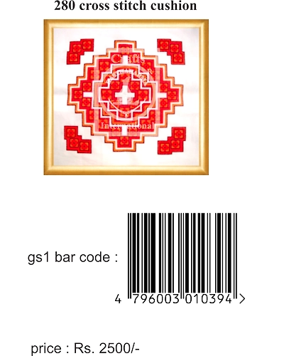 280 Cross Stitch Cushion Kit-3