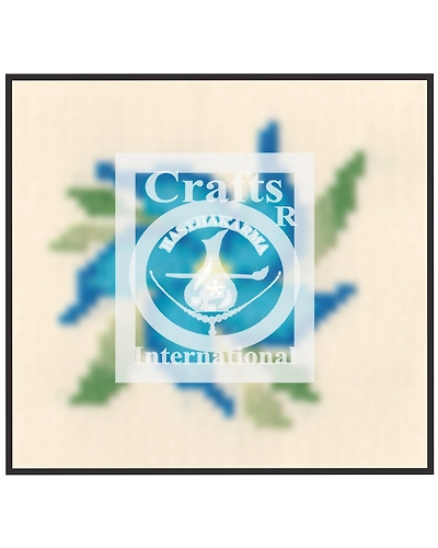Star Flower Blue Cross Stitch Kit for Children-985273-5eb508be