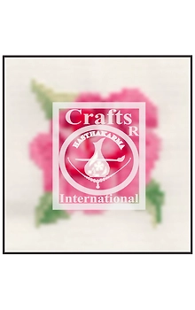 Rose Flower Cross Stitch Kit for Children