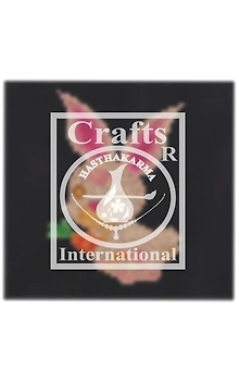 Rabbit on Black Cross Stitch Kit for Children