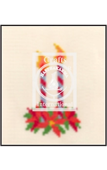 Christmas Candles Cross Stitch Kit for Children