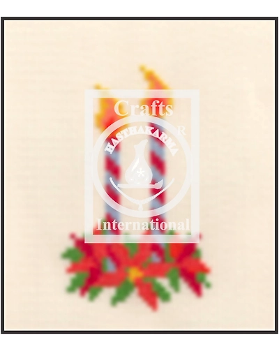 Christmas Candles Cross Stitch Kit for Children-985273-3fab351a
