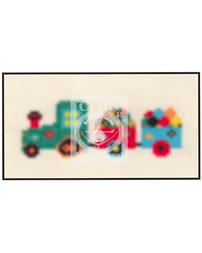 Train Cross Stitch Kit for Children-4
