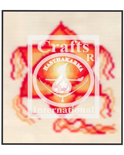 Star Vesak Lantern Cross Stitch Kit for Children-4