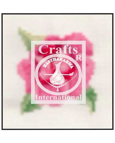 Rose Flower Cross Stitch Kit for Children-4