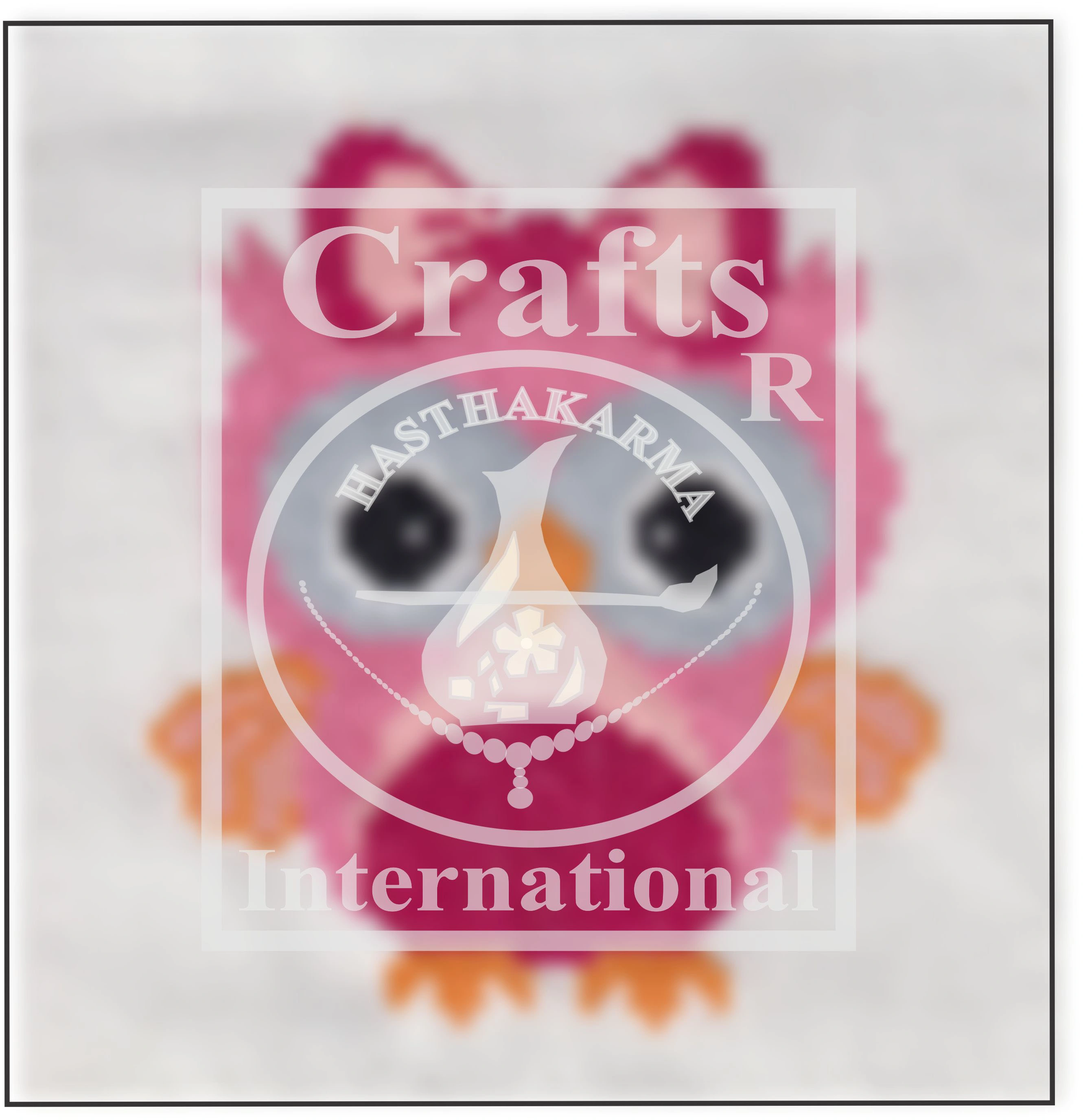 Owl Big Cross Stitch Kit for Children-4