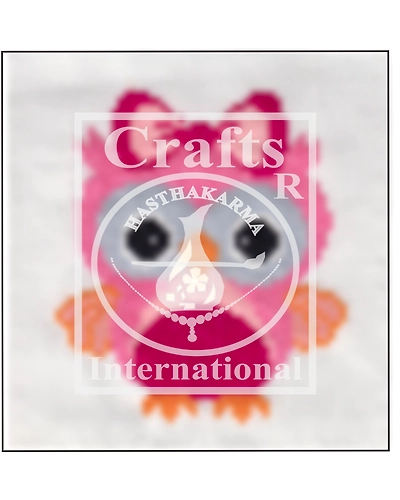 Owl Big Cross Stitch Kit for Children-4