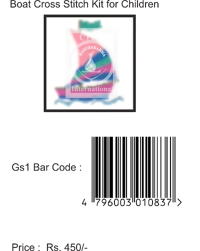 Boat Cross Stitch Kit for Children-7