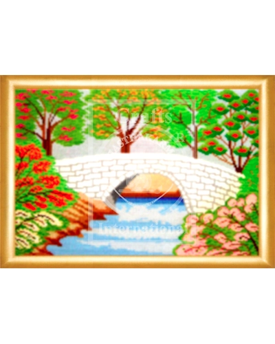White Bridge Cross Stitch Kit-4