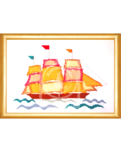 Ship Cross Stitch Kit-4