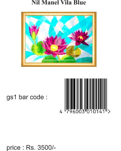 Nil Manel Vila Blue Cross Stitch Kit-7