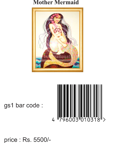 Mother Mermaid Cross Stitch Kit-7