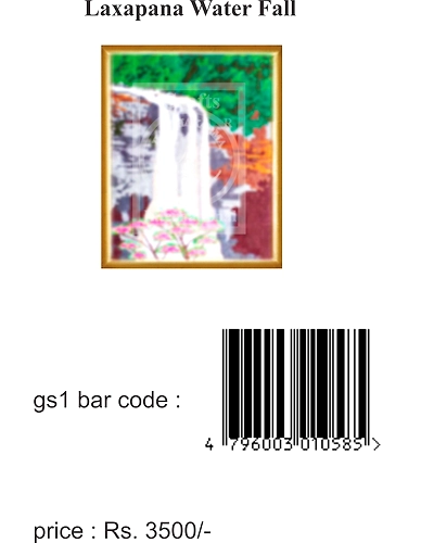 Laxapana Water Fall Cross Stitch Kit-7