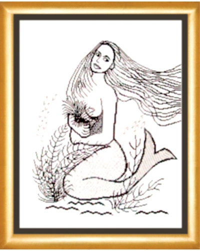 Innocent Mermaid Cross Stitch Kit-4