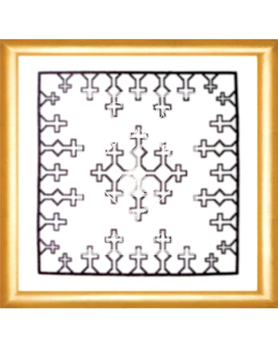 Crosses &amp; Crosses Cross Stitch Cushion Kit-4
